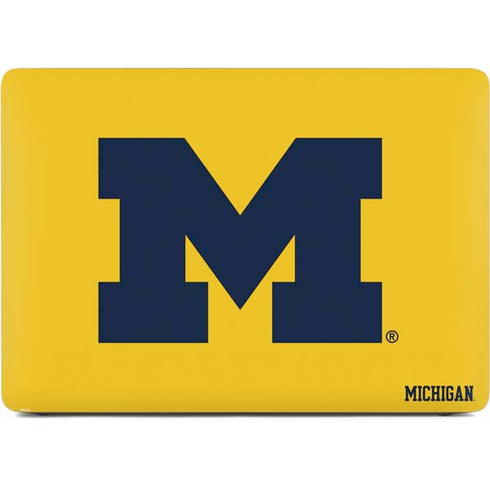 University of Michigan M Logo Yellow Apple MacBook Pro 16-inch Skin