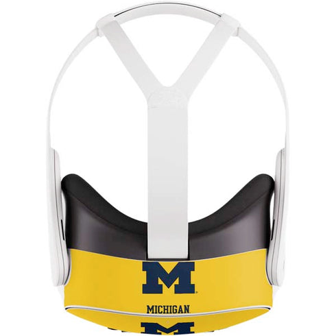 University of Michigan M Logo Yellow Meta Quest 3S Skin