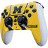 University of Michigan M Logo Yellow PS5 DualSense Edge Pro Controller Skin