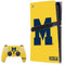 University of Michigan M Logo Yellow PS5 Pro Bundle Skin