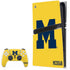University of Michigan M Logo Yellow PS5 Pro Bundle Skin