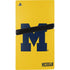 University of Michigan M Logo Yellow PS5 Pro Console Skin