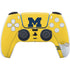 University of Michigan M Logo Yellow PS5 Pro Disk Bundle Skin