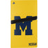 University of Michigan M Logo Yellow PS5 Pro Disk Console Skin