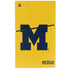 University of Michigan M Logo Yellow PS5 Slim Digital Edition Console Skin