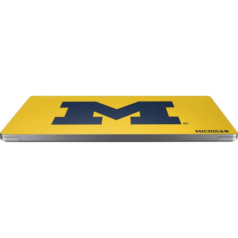 University of Michigan M Logo Yellow Laptop Skins
