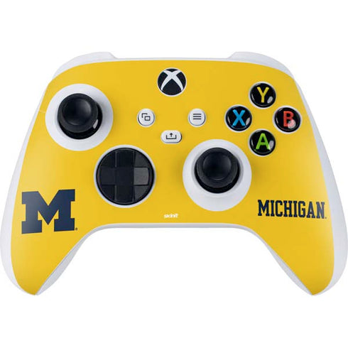 University of Michigan M Logo Yellow Xbox Series S Skins