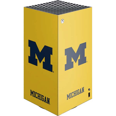 University of Michigan M Logo Yellow Xbox Series X Skins