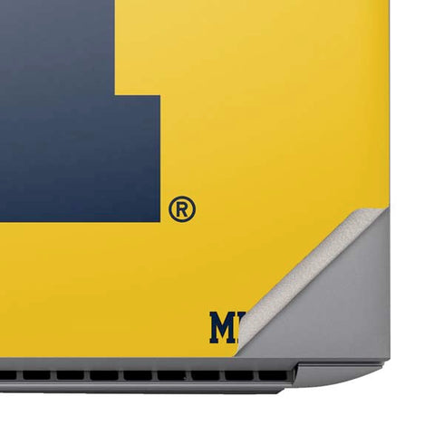 University of Michigan M Logo Yellow HP ZBook Fury 16 G10 Skin