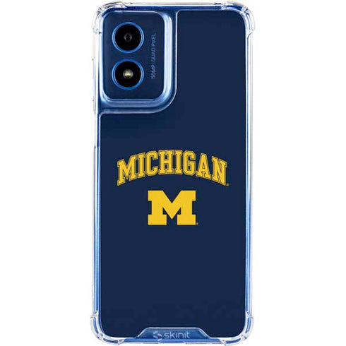 University of Michigan M Moto G 5G (2024) Clear Case