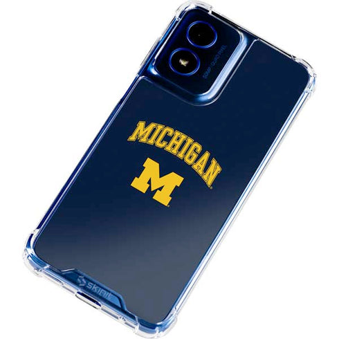 University of Michigan M Moto G 5G (2024) Clear Case