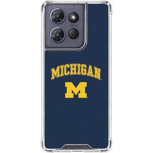 University of Michigan M Moto G Power 5G (2025) Clear Case