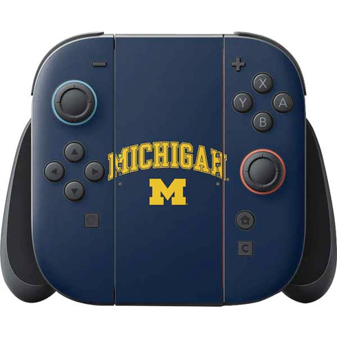 University of Michigan M Nintendo Switch 2 (2025) Joy-Con Controller Skin