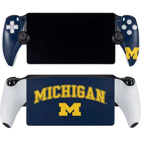 University of Michigan M PlayStation Portal Remote Player Skin