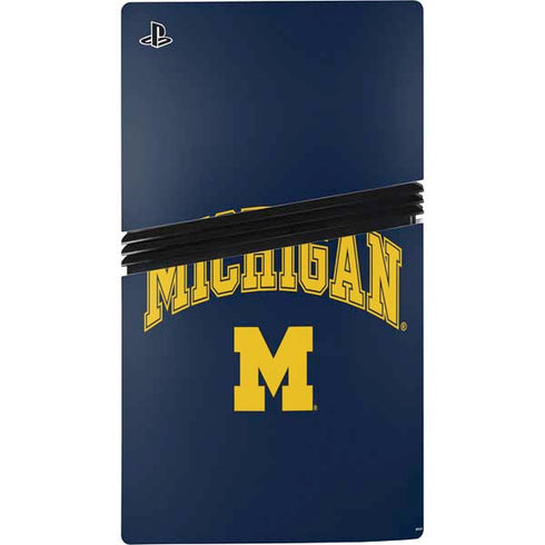University of Michigan M PS5 Pro Bundle Skin