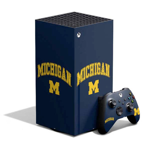 University of Michigan M XBox Series X Digital Edition Bundle Skin