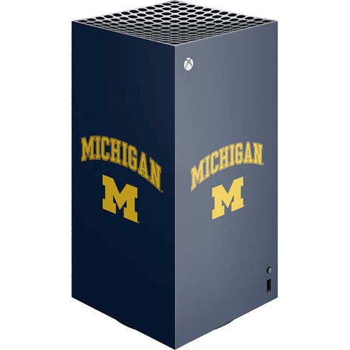 University of Michigan M XBox Series X Digital Edition Console Skin