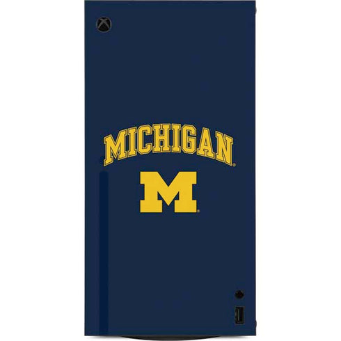 University of Michigan M XBox Series X Digital Edition Console Skin