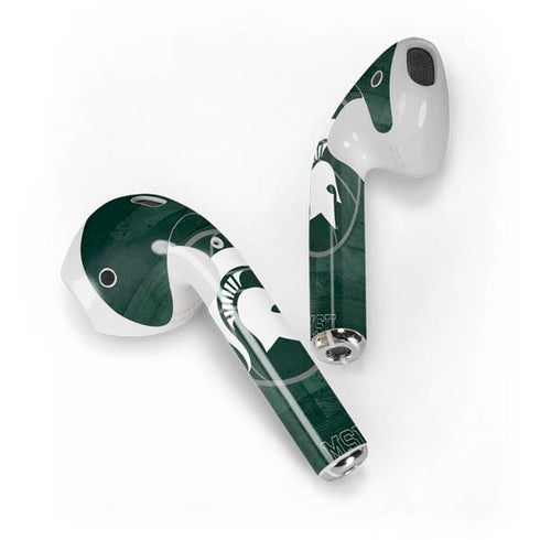 Michigan State University Basketball Courtside Apple AirPods Skin