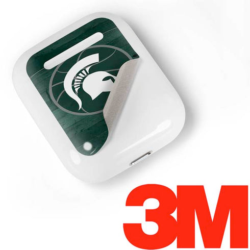 Michigan State University Basketball Courtside Apple AirPods Skin