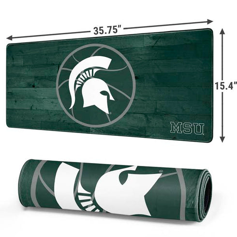 Michigan State University Basketball Courtside Gaming Mouse Pad