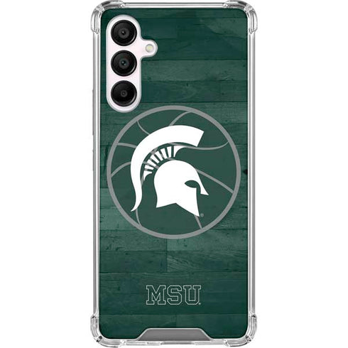 Michigan State University Basketball Courtside Galaxy A16 5G Clear Case