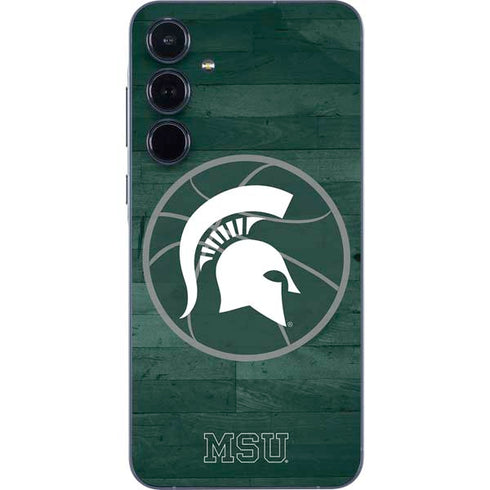 Michigan State University Basketball Courtside Galaxy A55 5G Skin