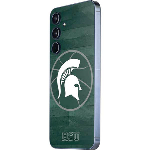 Michigan State University Basketball Courtside Galaxy A55 5G Skin