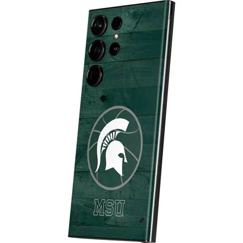 Michigan State University Basketball Courtside Galaxy Skins