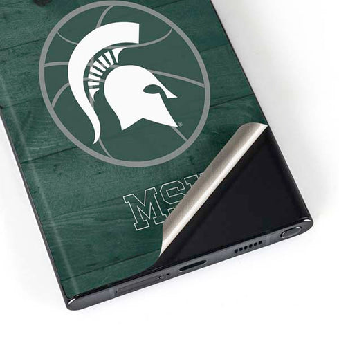 Michigan State University Basketball Courtside Galaxy Skins