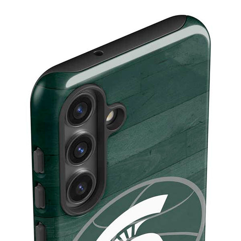 Michigan State University Basketball Courtside Galaxy S25 Impact Case