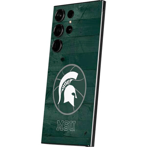 Michigan State University Basketball Courtside Galaxy S25 Ultra Skin