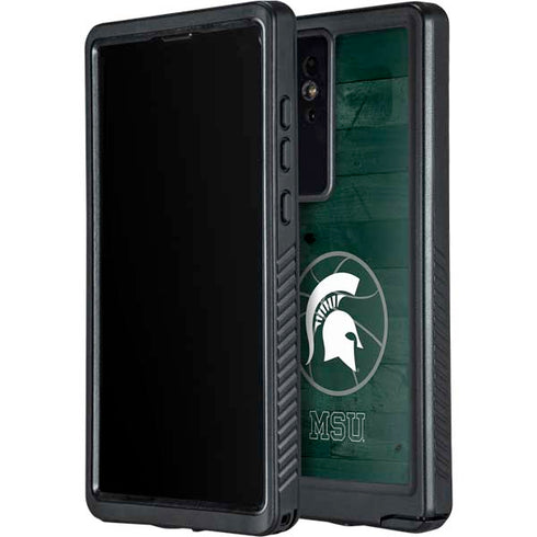 Michigan State University Basketball Courtside Galaxy S24 Ultra Waterproof Case