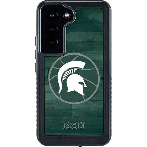 Michigan State University Basketball Courtside Galaxy S24 Waterproof Case