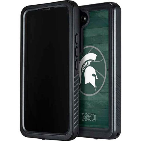 Michigan State University Basketball Courtside Galaxy S24 Waterproof Case