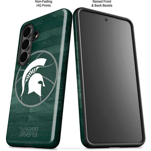 Michigan State University Basketball Courtside Galaxy S26 Impact Case