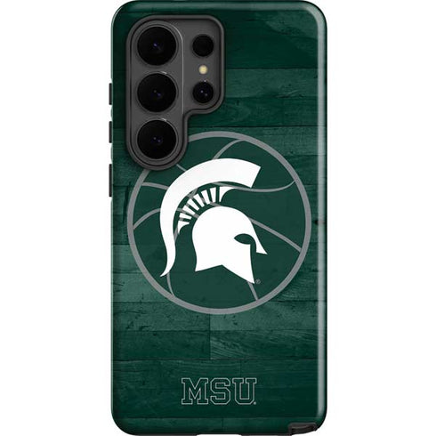 Michigan State University Basketball Courtside Galaxy S26 Ultra Impact Case