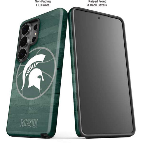 Michigan State University Basketball Courtside Galaxy S26 Ultra Impact Case