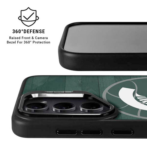 Michigan State University Basketball Courtside Galaxy S26 Ultra Kickstand Case