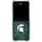 Michigan State University Basketball Courtside Galaxy Z Flip6 Clear Case