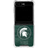 Michigan State University Basketball Courtside Galaxy Z Flip6 Clear Case