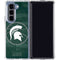 Michigan State University Basketball Courtside Galaxy Z Fold5 5G Clear Case