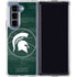 Michigan State University Basketball Courtside Galaxy Z Fold5 5G Clear Case