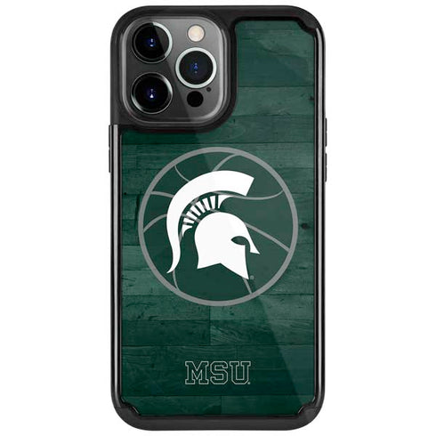 Michigan State University Basketball Courtside iPhone Cases