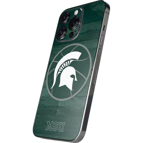 Michigan State University Basketball Courtside iPhone 15 Pro Max Skin