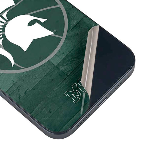 Michigan State University Basketball Courtside iPhone 15 Skin