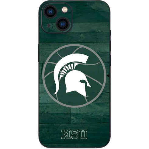 Michigan State University Basketball Courtside iPhone 15 Skin