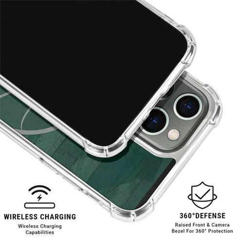 Michigan State University Basketball Courtside iPhone 16 Pro Clear Case