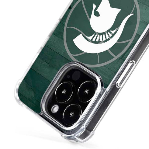 Michigan State University Basketball Courtside iPhone 16 Pro Max MagSafe Case