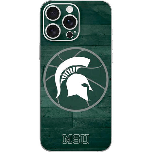 Michigan State University Basketball Courtside iPhone 16 Pro Max Skin